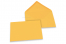 Coloured greeting card envelopes - yellow-gold, 114 x 162 mm | Bestbuyenvelopes.uk