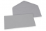 Coloured greeting card envelopes - grey, 110 x 220 mm | Bestbuyenvelopes.uk