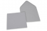 Coloured greeting card envelopes - grey, 155 x 155 mm | Bestbuyenvelopes.uk