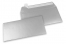 Silver metallic coloured paper envelopes - 110 x 220 mm | Bestbuyenvelopes.uk