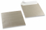 Silver coloured mother-of-pearl envelopes - 170 x 170 mm | Bestbuyenvelopes.uk