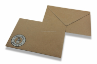 Recycled Christmas envelopes