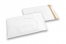 Papieren honingraat luchtkussen enveloppen - wit, 180 x 265 mm | Bestbuyenvelopes.uk