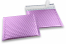 Lilac - matt metallic air-cushioned envelopes, square | Bestbuyenvelopes.uk