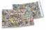 Coloured metallic foil envelopes silver holographic - 114 x 162 mm | Bestbuyenvelopes.uk