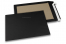 Coloured board-backed envelopes - Black, 229 x 324 mm | Bestbuyenvelopes.uk