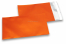 Orange coloured matt metallic foil envelopes - 114 x 162 mm | Bestbuyenvelopes.uk