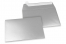 Silver metallic coloured paper envelopes - 114 x 162 mm | Bestbuyenvelopes.uk