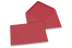 Coloured greeting card envelopes - red, 125 x 175 mm | Bestbuyenvelopes.uk