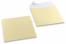 Champagne coloured mother-of-pearl envelopes - 170 x 170 mm | Bestbuyenvelopes.uk