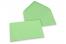 Coloured greeting card envelopes - pale green, 125 x 175 mm | Bestbuyenvelopes.uk