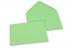 Coloured greeting card envelopes - pale green, 133 x 184 mm | Bestbuyenvelopes.uk