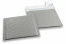 Grey - matt metallic air-cushioned envelopes, square | Bestbuyenvelopes.uk